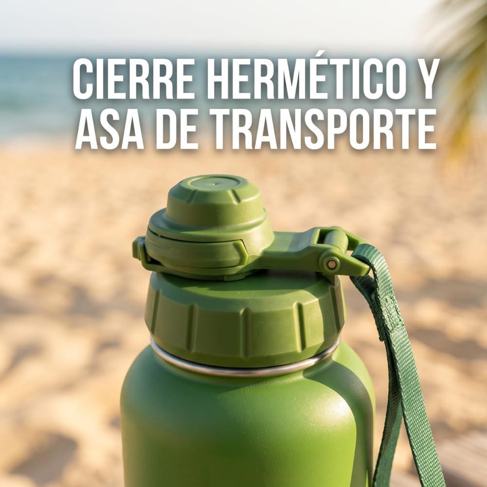 Borraccia per cani 3 in 1: abbeveratoio portatile in acciaio inox 950 ml, scomparto per cibo e ciotola extra rimovibile, a prova di perdite, senza BPA, ideale per viaggi e passeggiate