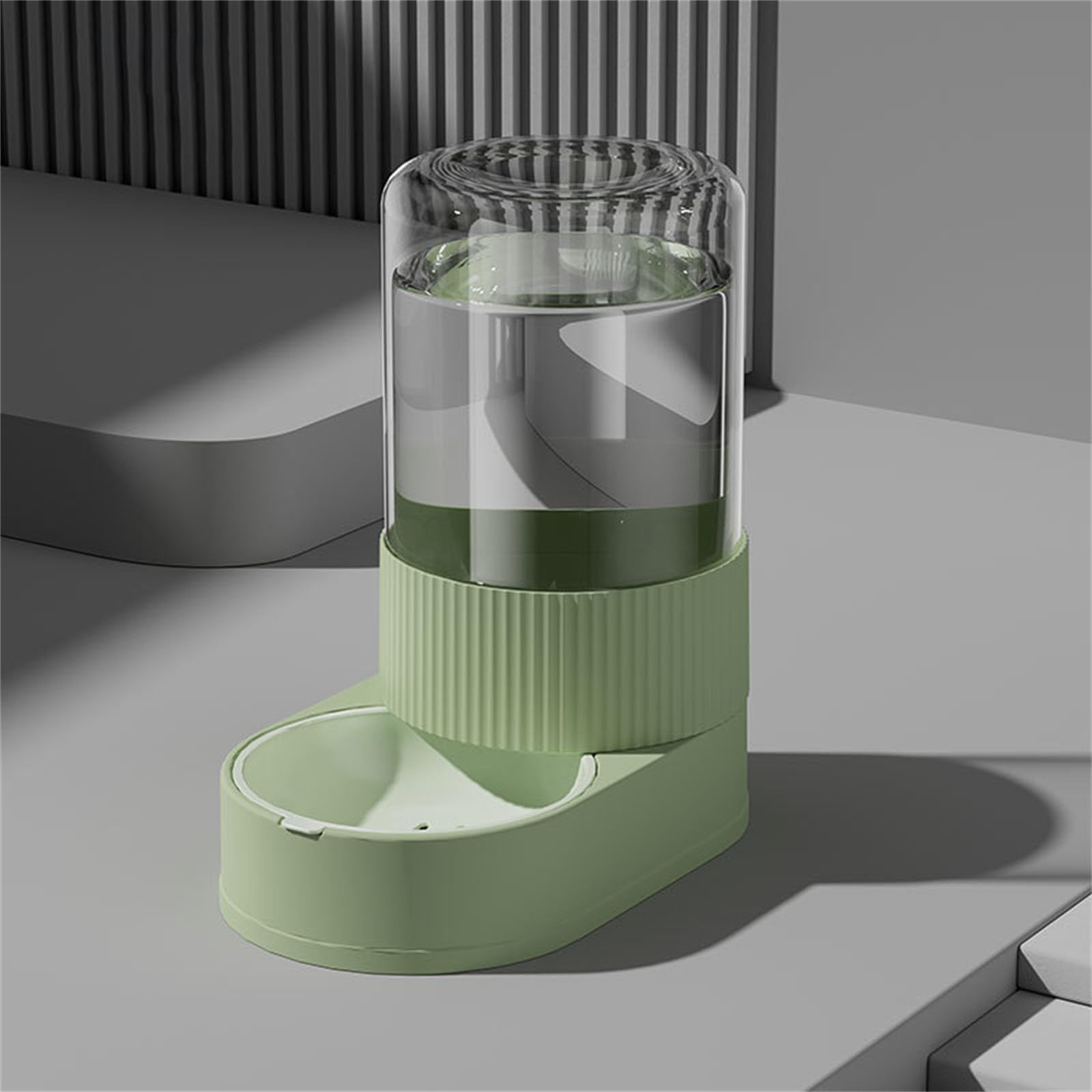 Juego de Cuenco de Agua y de Comida para Mascotas con Recarga automática con Bandeja extraíble de Acero Inoxidable Base antivuelco para Animales pequeños Cuenco de Acero Inoxidable con Agua y y