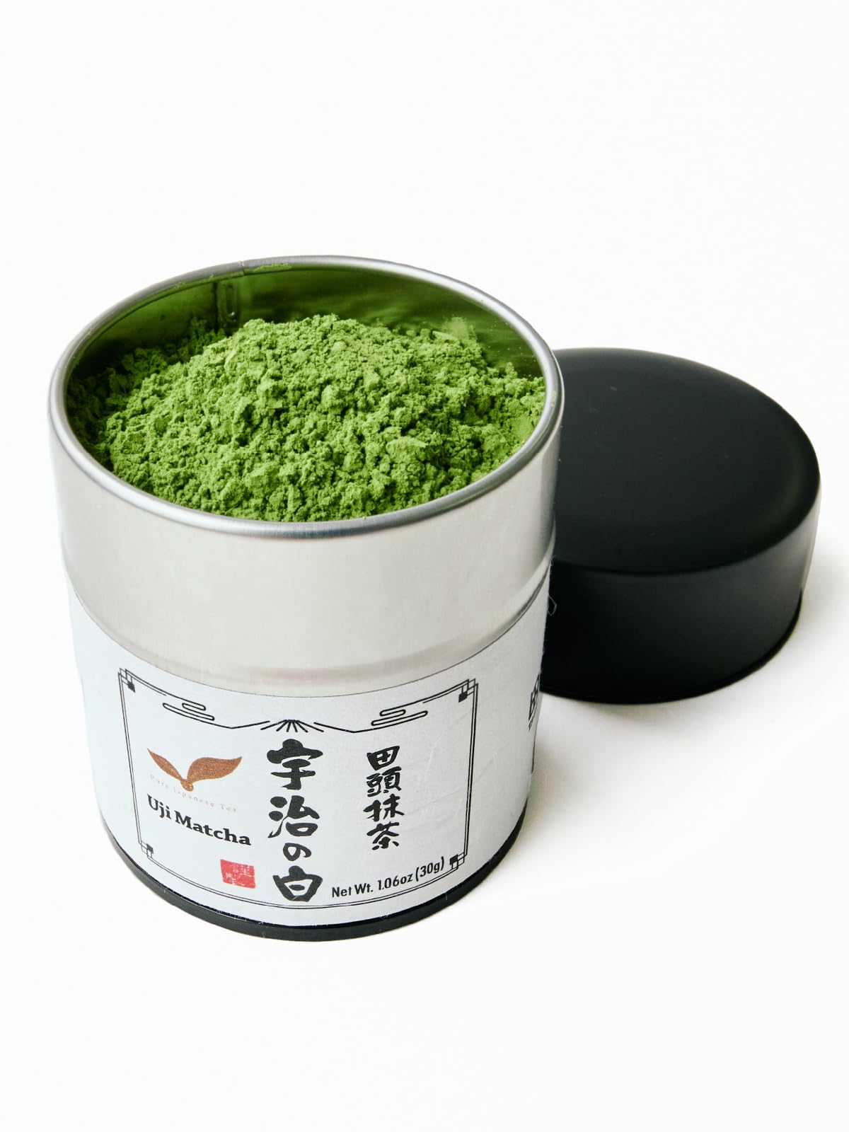 TAGASHIRA CHAHO "Uji no Shiro" Uji Matcha Green Tea Powder (30g/1.06oz) - First Harvest, Stone Milled, Authentic Ceremonial Grade, 100% Product of Japan