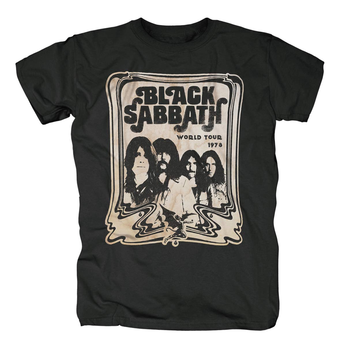 Black Sabbath World Tour 1978 Official Tee T-Shirt Mens Unisex (XX-Large)