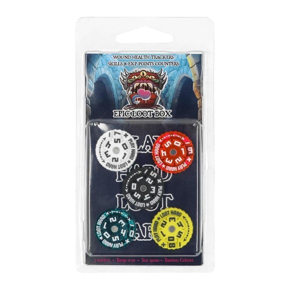 Trackers Counters Range 0-59 25Mm Random Colours Polska Gra Akcesoria Do Gier Polish Board Game Po Polsku