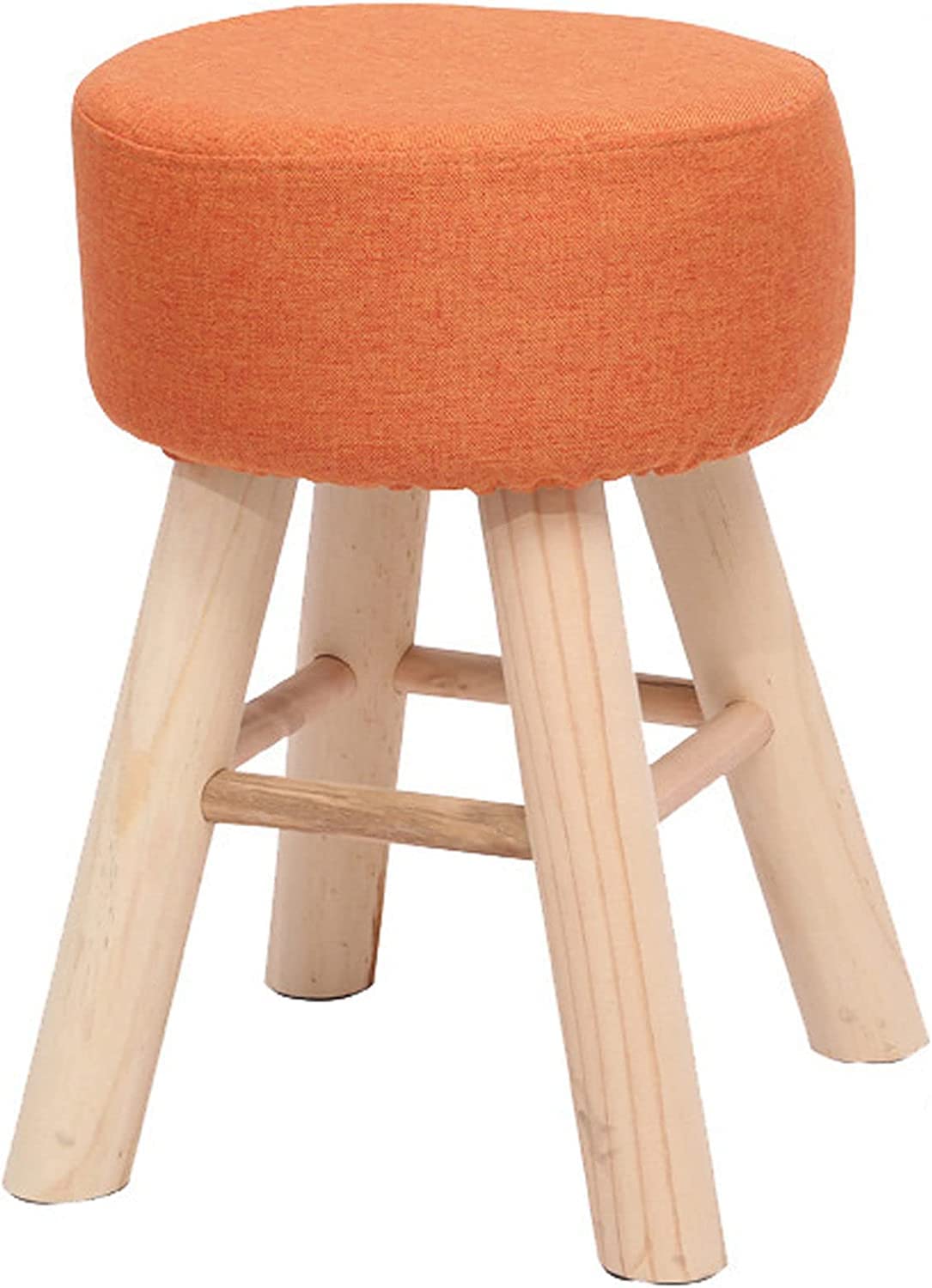 Repose-pieds modernes orange : la solution pour s'asseoir et ranger