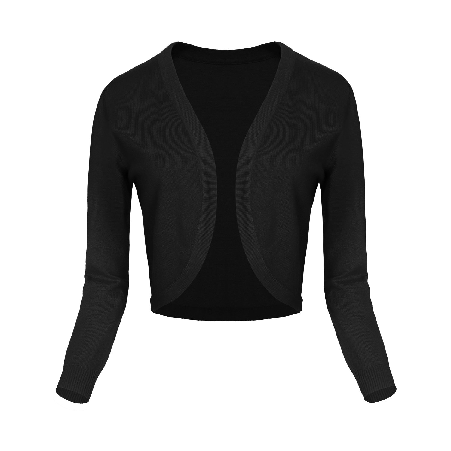 Urban GoCo Donna 3/4 manica lavorato a maglia Cardigan corto