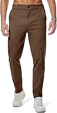 [50% off] JMIERR Men's Chino Pants Casual Stretch Waist Tapered Trousers with Pockets