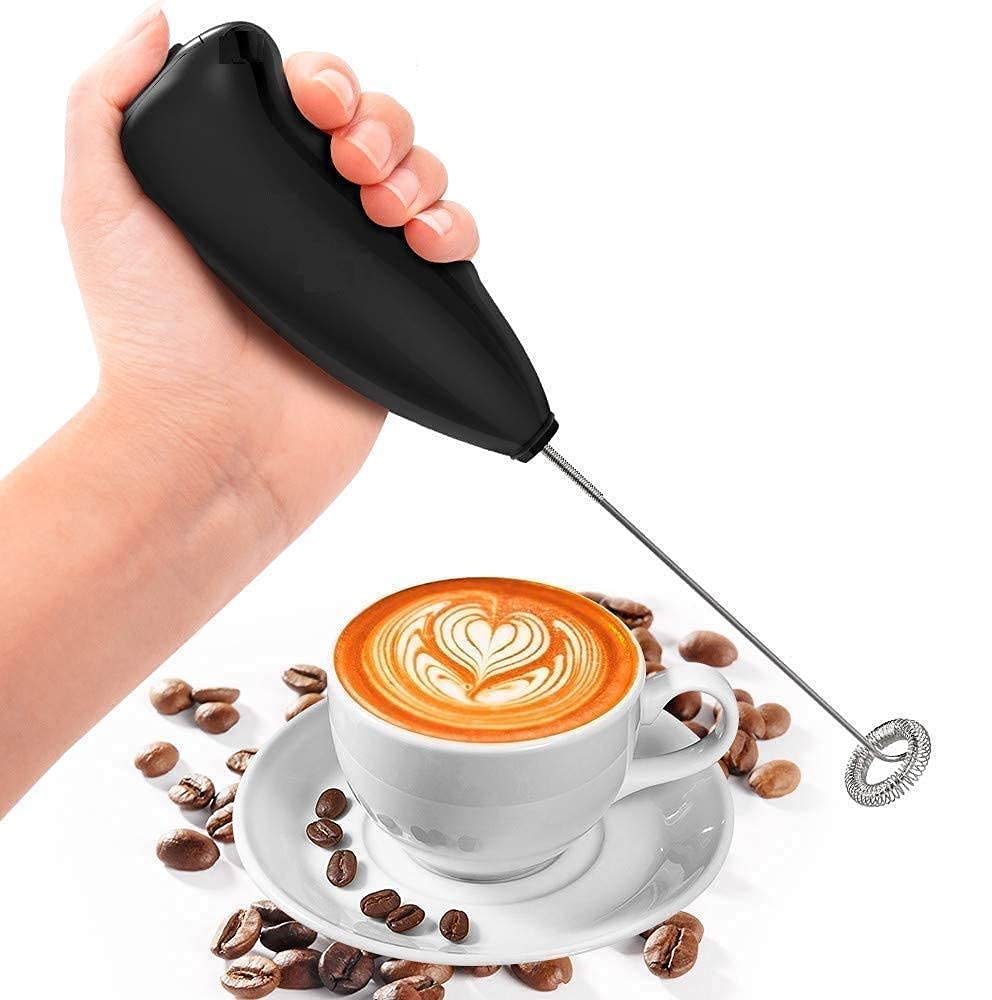 ds enterprise Stainless Steel Mini Hand Blender for Coffee/Egg Beater | Milk Frother Electric Foam Maker Classic Sleek Design Hand Blender Mixer, Egg Beater, Coffee, Juice, Cappuccino, Lassi Blender-picture-13