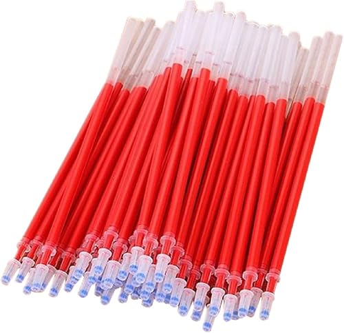 Miniatura 1 de 20 repuestos de bolígrafo de gel rojo resistente al desgaste, tubo de aguja de tinta de plástico súper suave, 0.020 in, recambios de lápiz óptico de