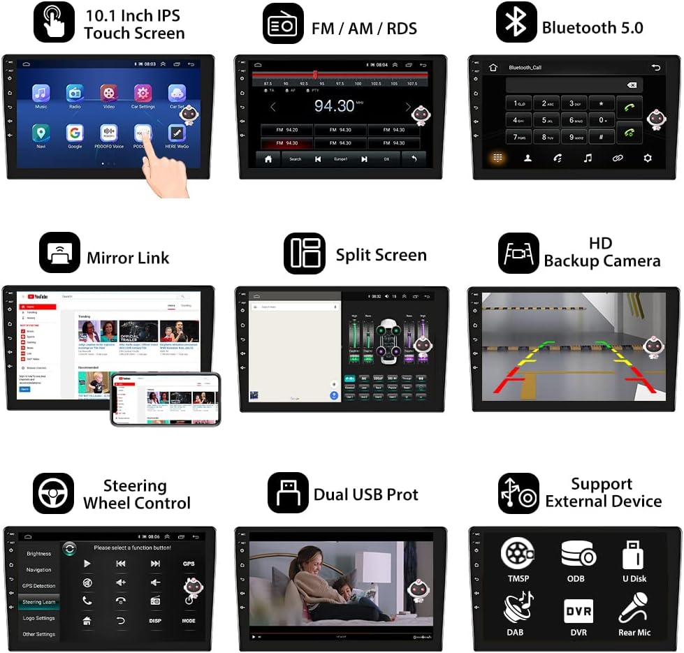 Rеvіеw Dіѕсоunt Android Car Stereo Double Din Wireless Carplay Android Auto, 4GB 64GB 10 Inch IPS Touch Screen Car Radio with GPS 4G WiFi DSP FM AM Voice Control Bluetooth 5.0 Split Screen HD Backup Camera Buу 1 gеt 1 Android Car Stereo Double Din Wireless Carplay Android Auto, 4GB 64GB 10 Inch IPS Touch Screen Car Radio with GPS 4G WiFi DSP FM AM Voice Control Bluetooth 5.0 Split Screen HD Backup Camera