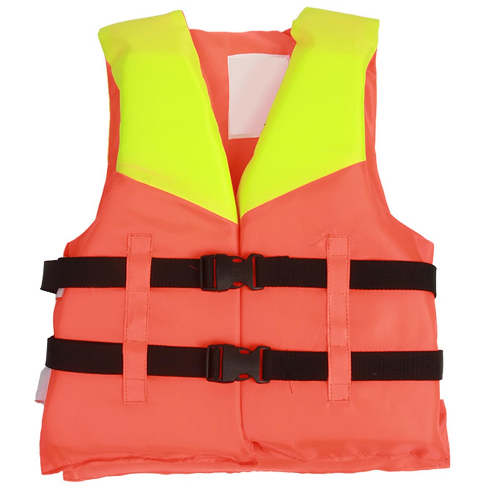 High Buoyancy Marine Life Vest Jacket for Adult Fishing Work and Swimwear Cover Up Gear (UK, Alpha, One Size, Regular, Regular, Orange4)