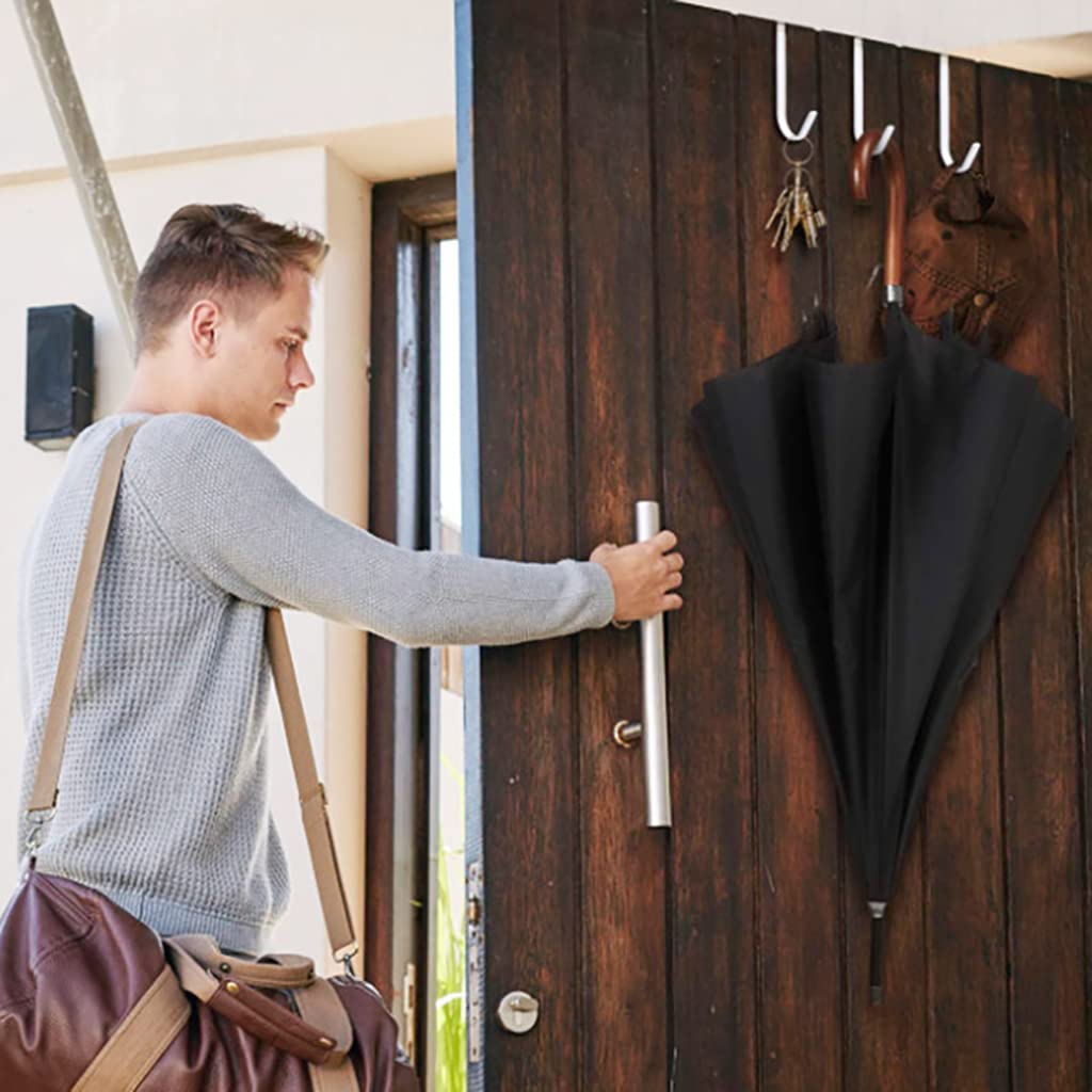 10 Ganci Da Porta Bianchi Super Resistente - Ideali Per Appendere Cappotti, Asciugamani E Molto Altro - Foto 9