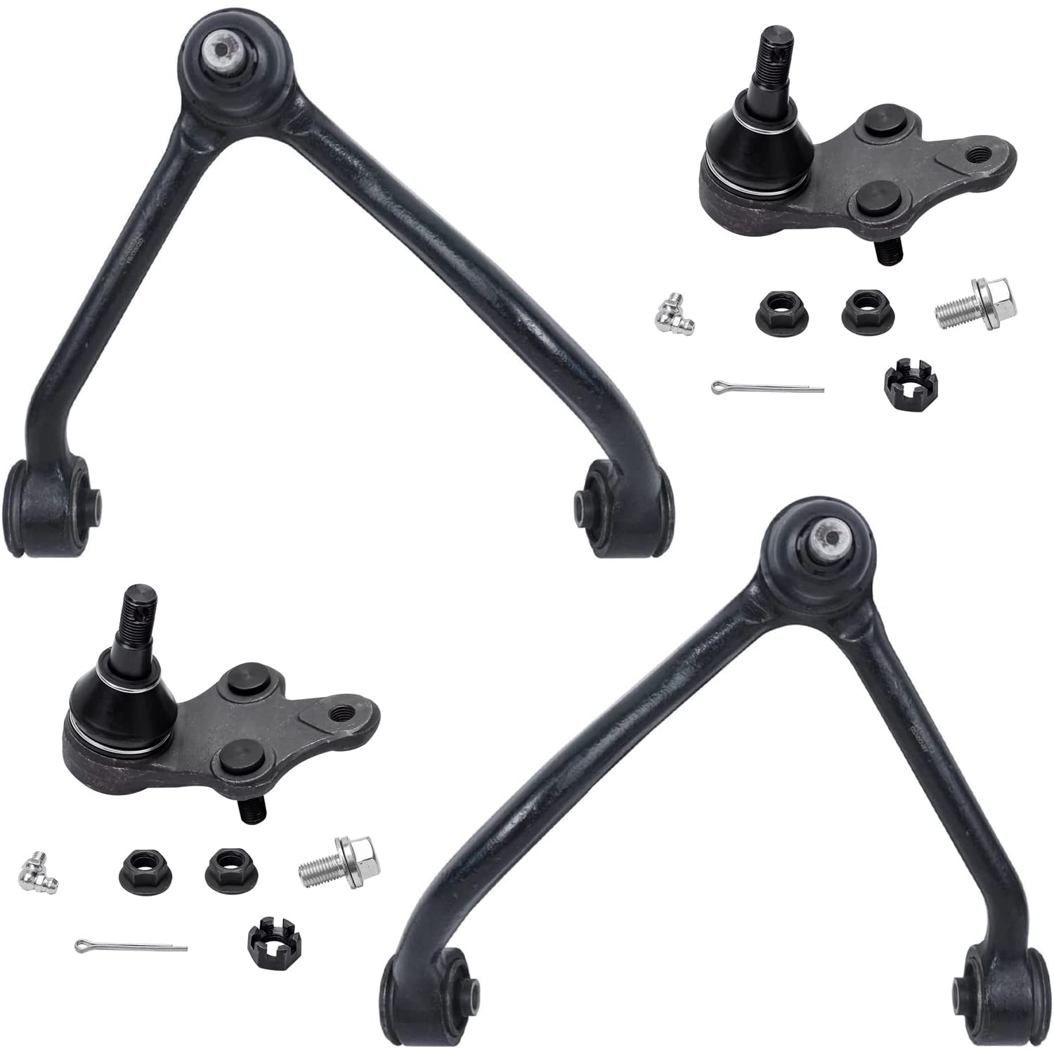 Detroit Axle - 4pc Front End Control Arms Kit for 2003-2006 Kia Sorento, 2