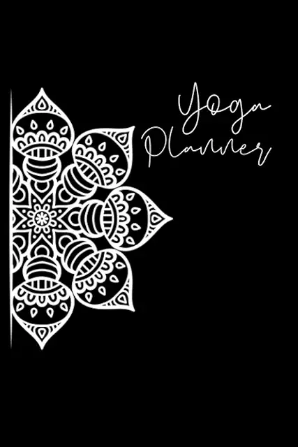 Crea Yoga Mandala Journal Notebook - 6x9 Inch Yoga Tracker with 10 Mandalas