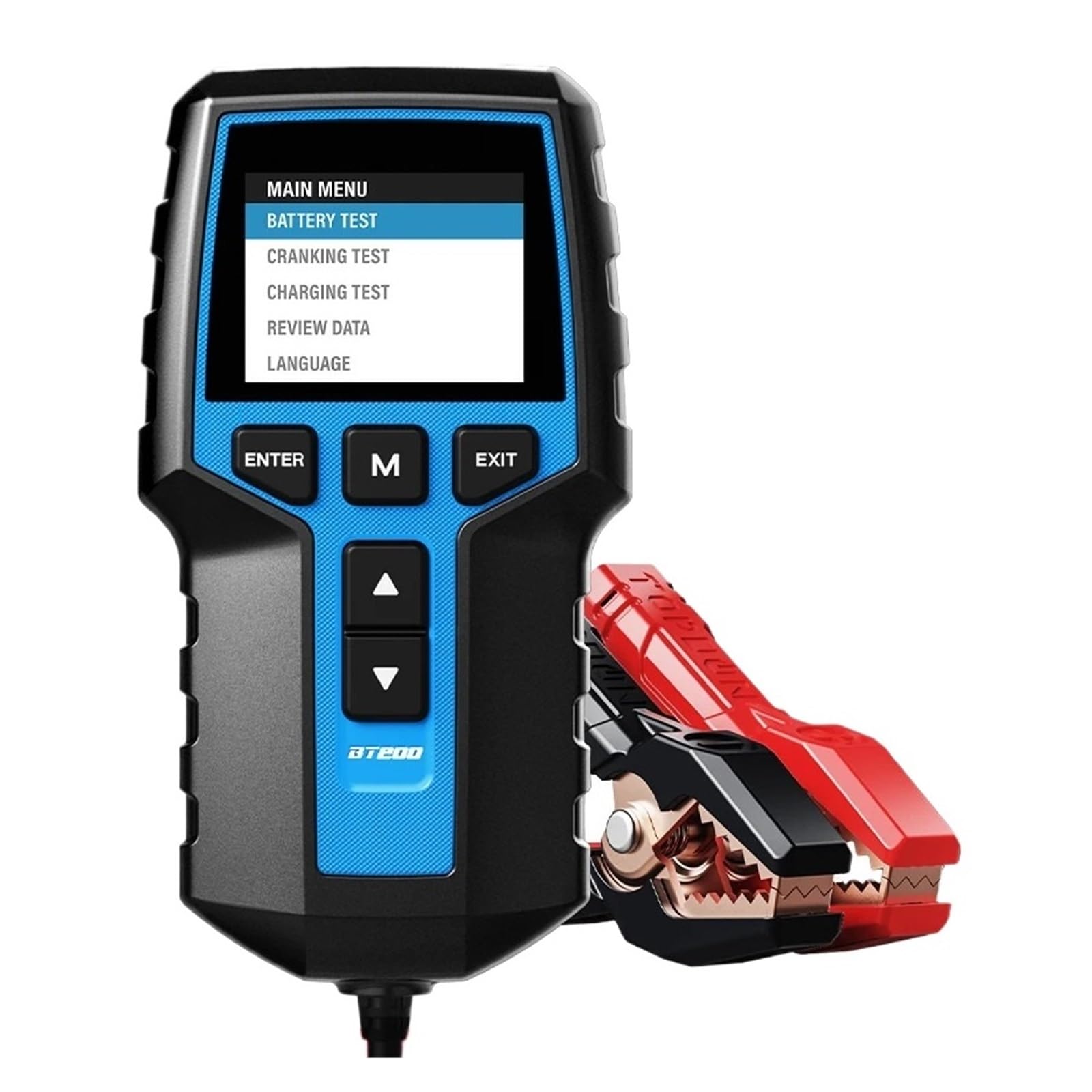 Probador De Batería Portátil, Herramientas De Prueba De Arranque De Carga For Coche, Monitor De Batería De Diagnóstico Automotriz De 12V, 100-2000CCA