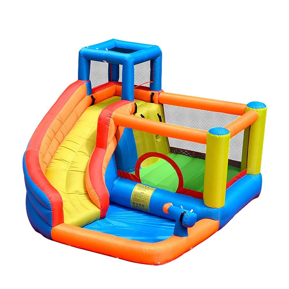 Castello gonfiabile, Scivolo gonfiabile for letto da salto con trampolino in PVC