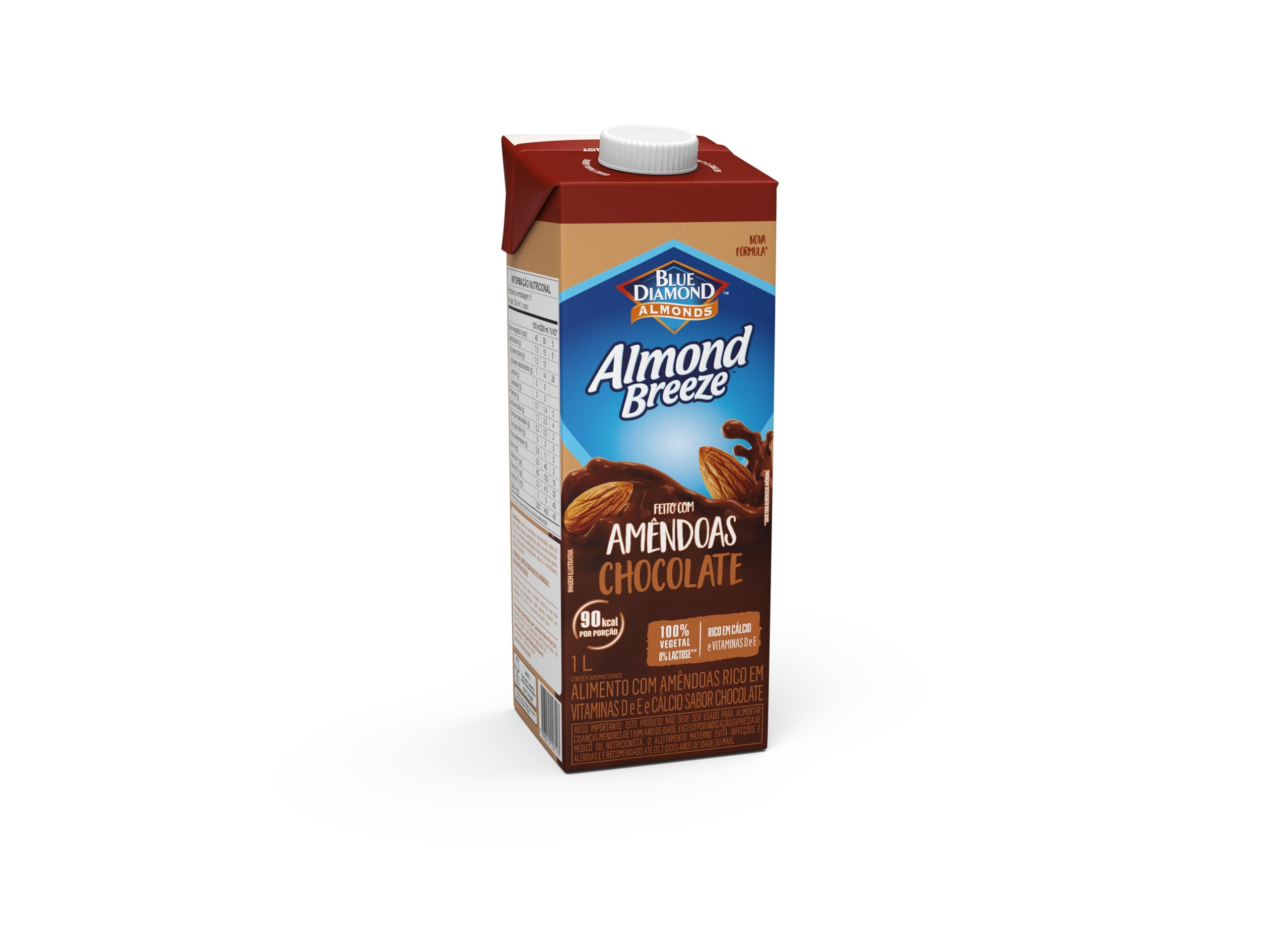 Alimento com Amendoa Almond Breeze Chocolate 1L : Amazon.com.br
