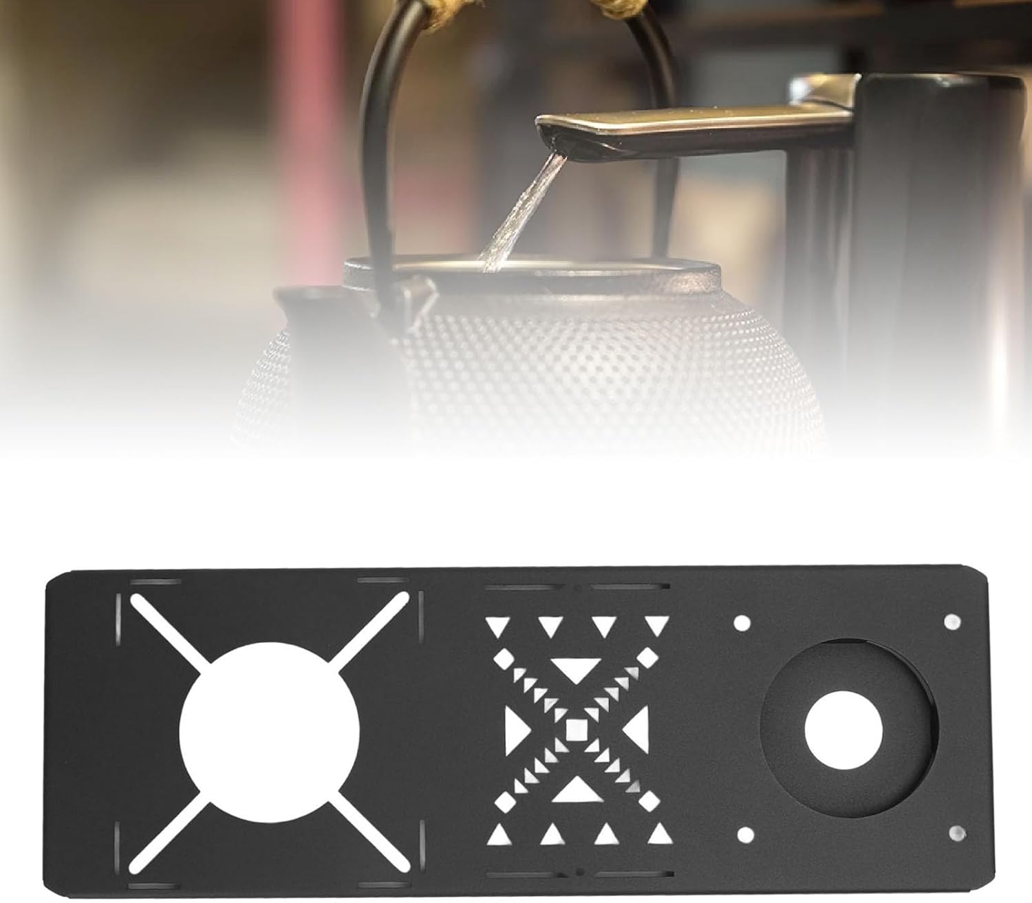 Camping Table Board for IGT Series, 2 in 1 Stainless Steel Portable Table Top Plate, Spider Stove Table Board Plate with Snap Neck Limiter, Compatible with SOTO 310 Stove