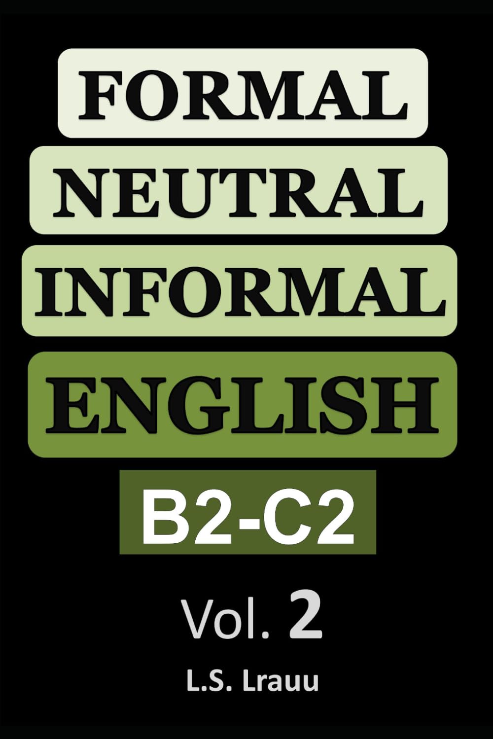 Formal, Neutral, and Informal English. Vocabulary and Speaking (B2-C2). Volume 2