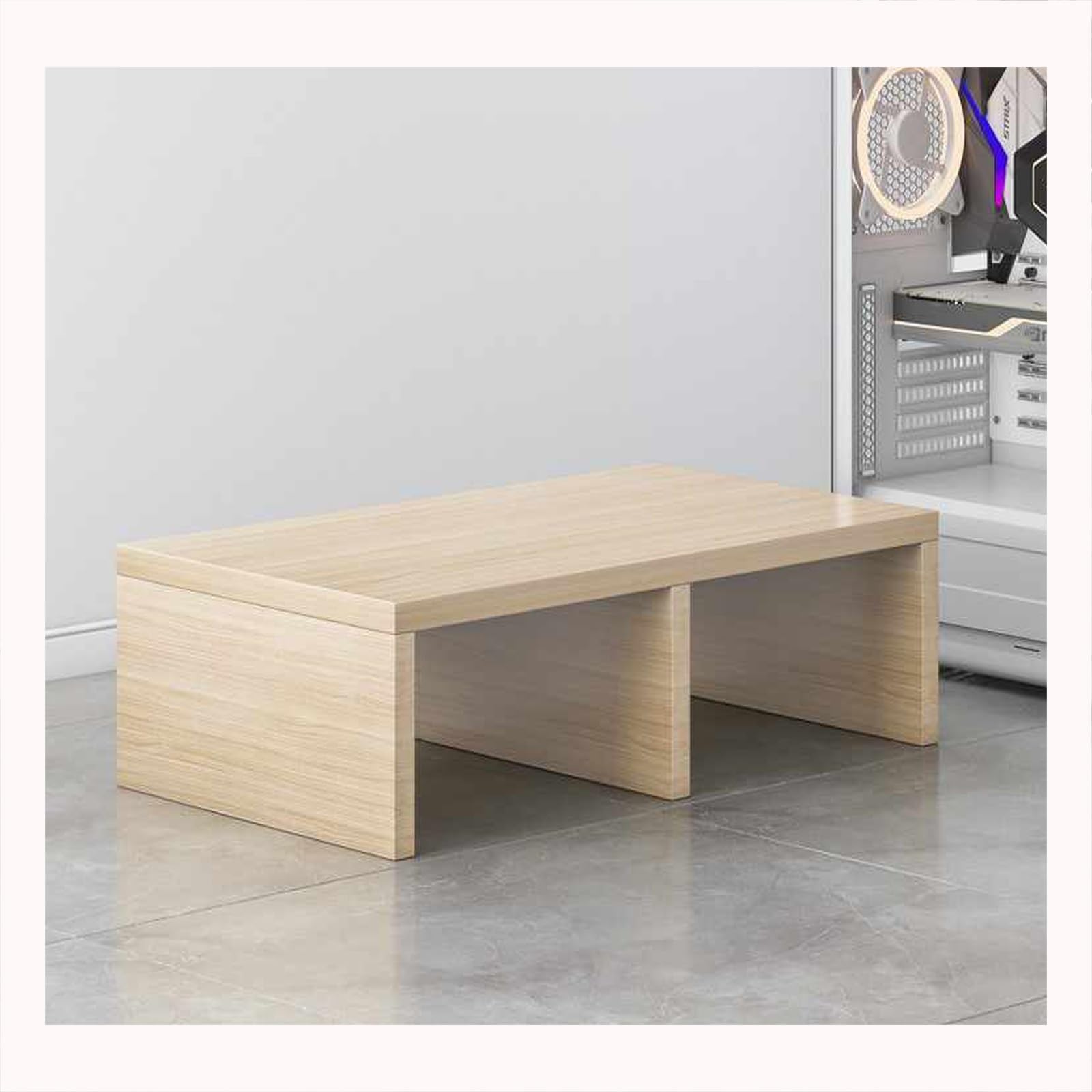 step stool, Stable Load-Bearing, Wide Stool Surface, Improved Sitting Posture, Suitable for Multiple Scenarios(50 * 30 * 15.2cm)