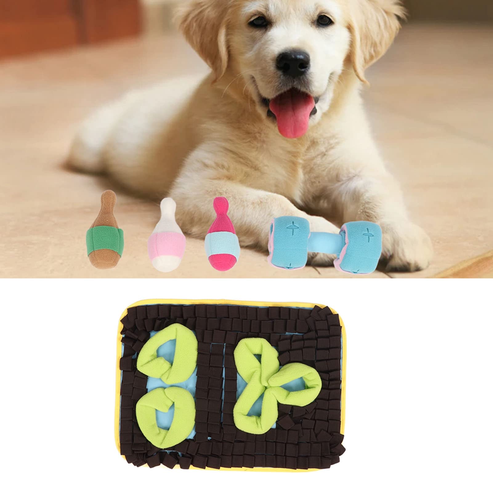 Pet Sniffing Mat Soft Slow Food 3 w 1 Zabawka dla psów do żucia psów