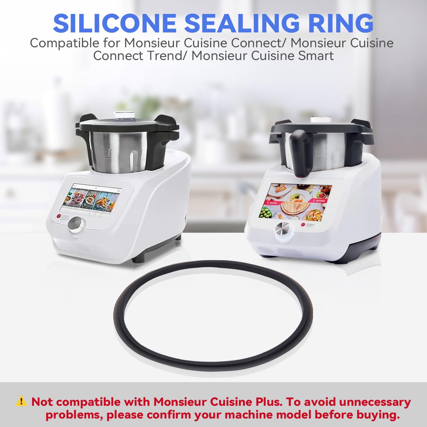 Deckel für den Monsieur Cuisine compact Mixbehälter mit Dichtungsring und Messbecher Deckel für den Monsieur Cuisine compact Mixbehälter mit Dichtungsring und Messbecher
