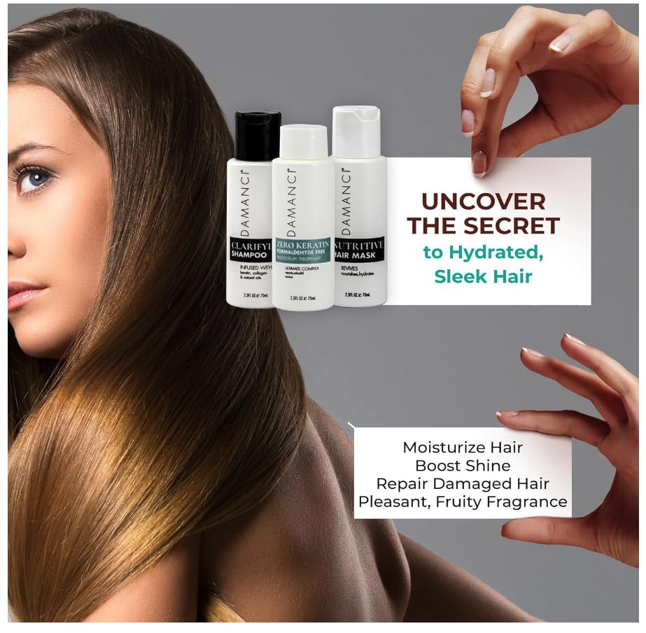 Amazon.com: DAMANCI ZerO Keratin Revival Kit - Brazilian