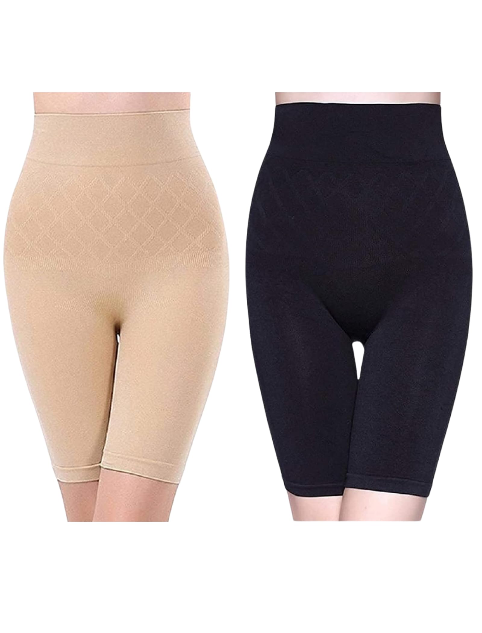 KROYWEN - Moldeador 4 en 1 – barriga, espalda, muslos, caderas, negro y eficaz, sin costuras, moldeador de abdomen, mejor mientras/para gimnasio, yoga, ejercicio, baile, caminar, arobic, correr