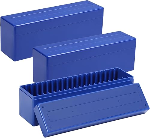 Miniatura 6 de Cajas de almacenamiento de losas para monedas, 3 paquetes de cajas organizadoras de monedas con 20 ranuras, juego de cajas de almacenamiento de