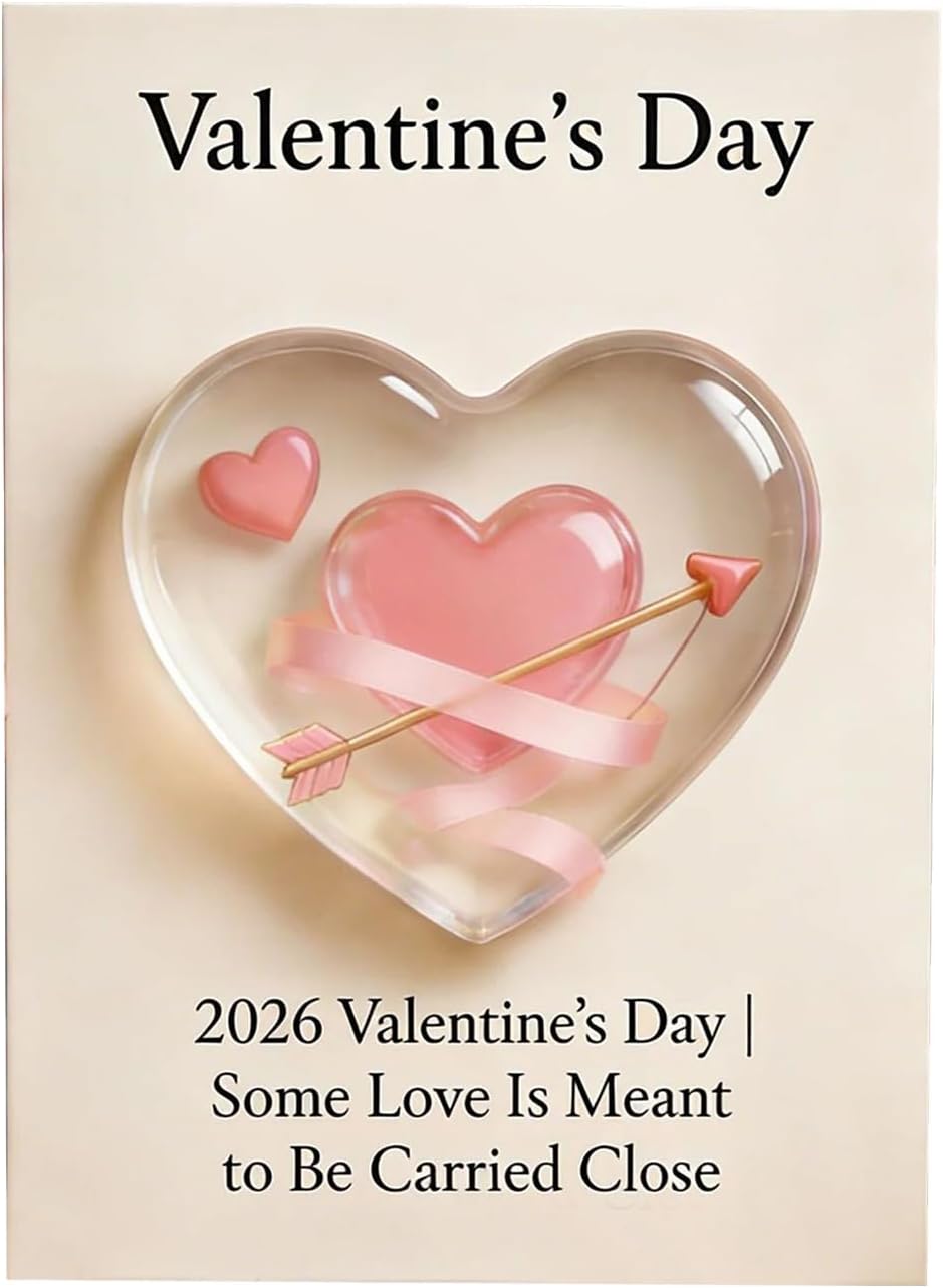Genérico Valentines Pocket - Romantic Heart Keepsake | Hug Cards for Couples Love Encouragement | Women Bride Groom Him Her Mother Wedding Birthday New Year Party