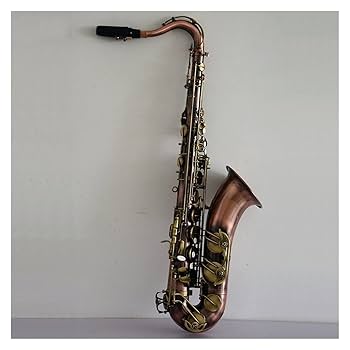 Amazon.co.jp: 学生アルトサックス 赤い古代のボディブルーの