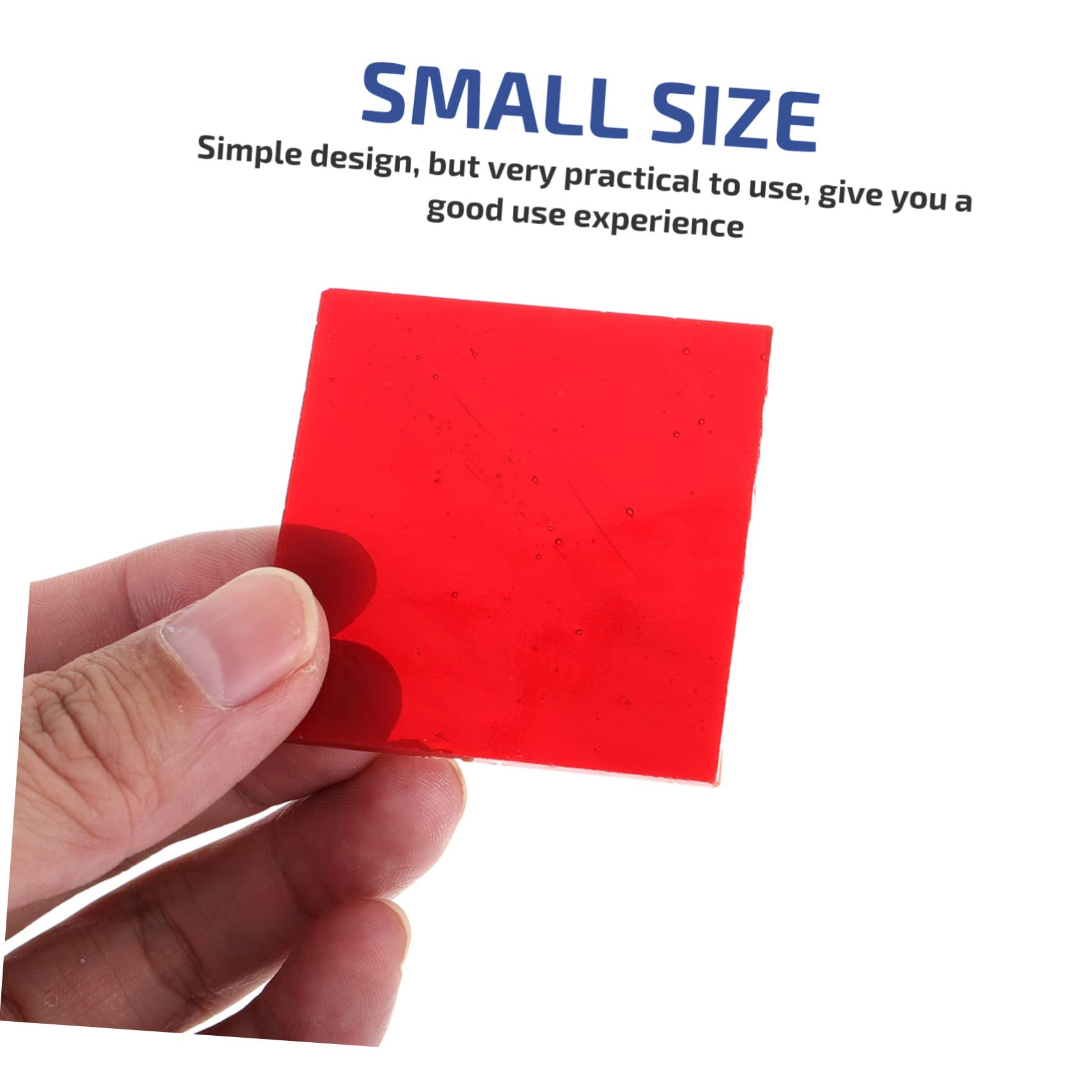 KONTONTY 3sets Elegant and Vivid Colors Square Glass Microwave Safe Hot Glass Fusing Sheets 7pcs*3