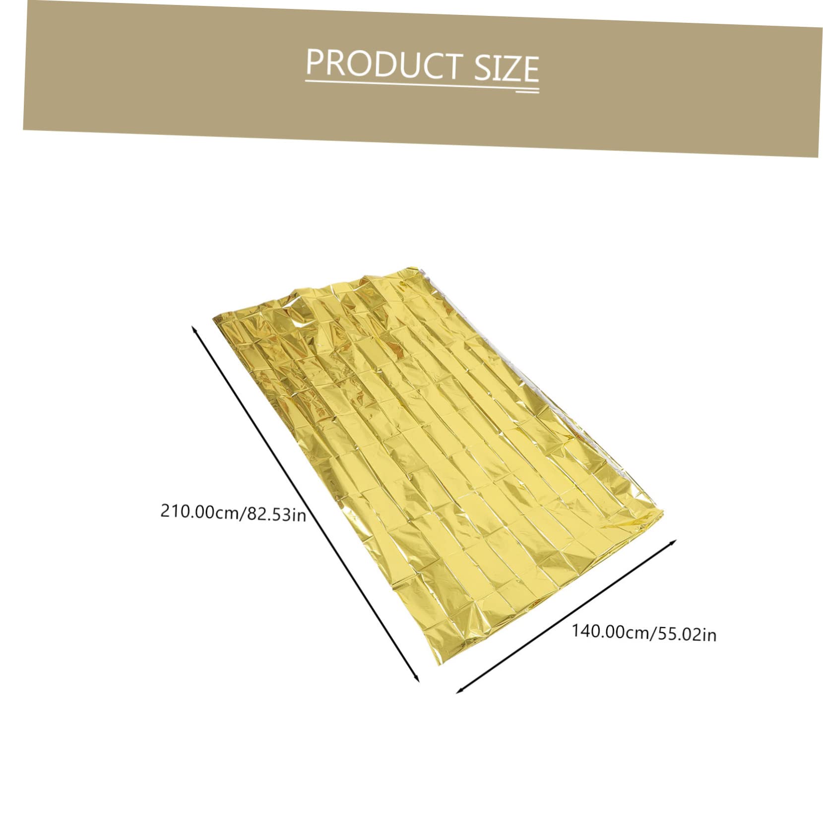 Happyyami Survival Blanket 10pcs Thermal Blankets Outdoor Keep Warm for Cold Weather