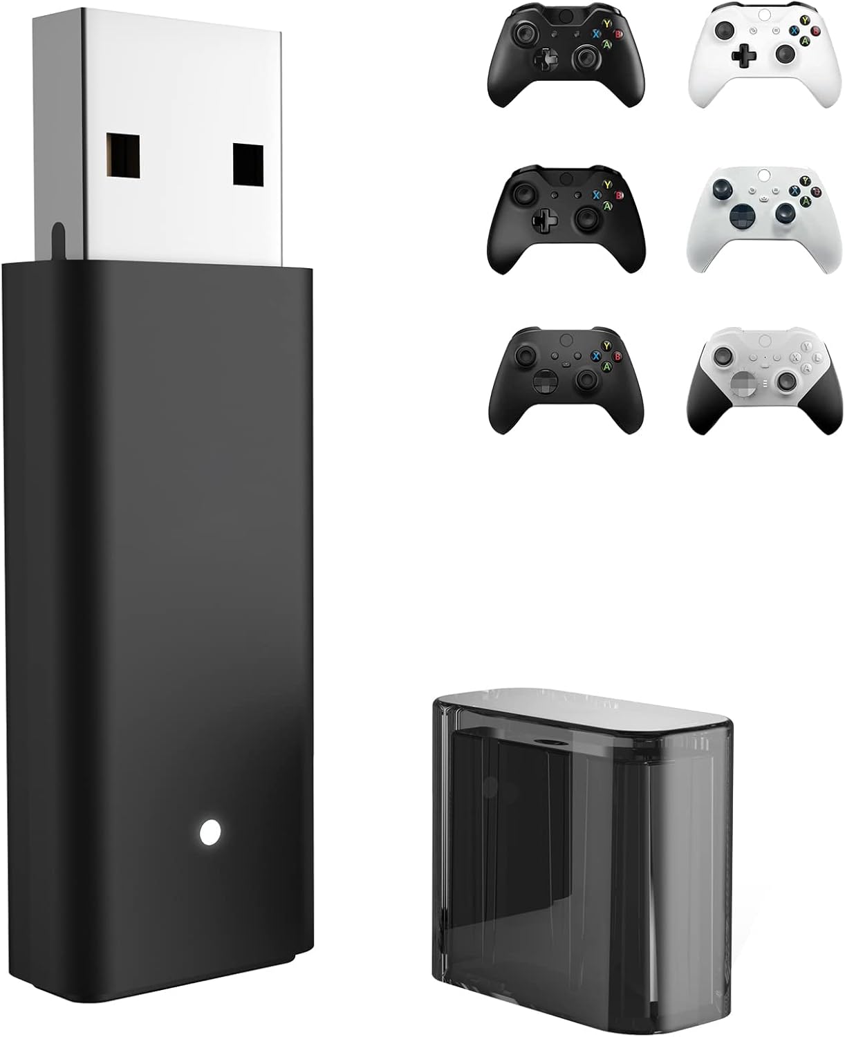 Wireless Adapter for Xbox One Controller, USB Adapter Suitable for PC