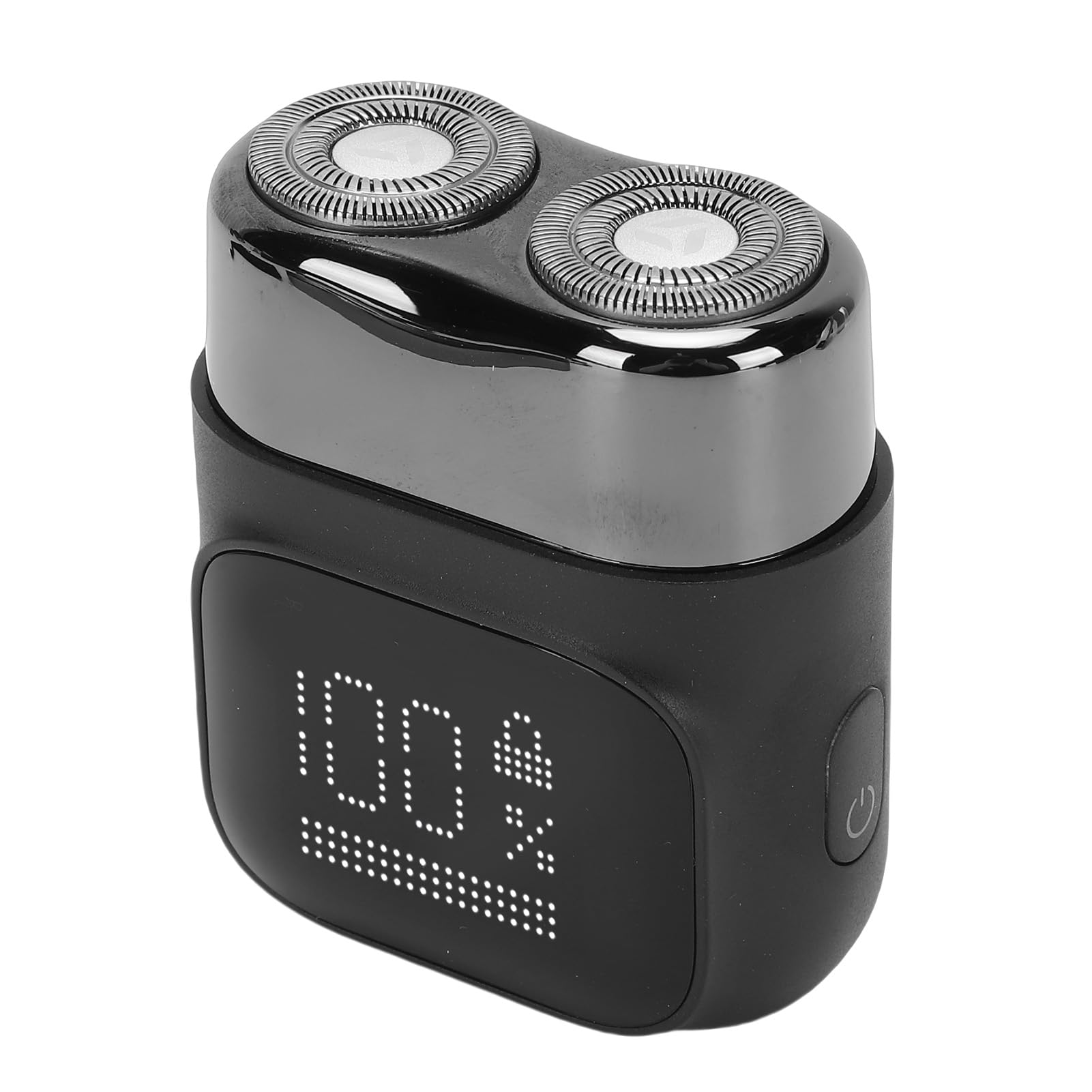 RiToEasysports Regolabarba, Regolabarba Portatile con Display Digitale LCD in Lega Resistente All'acqua per Viaggi All'aperto (BLACK)