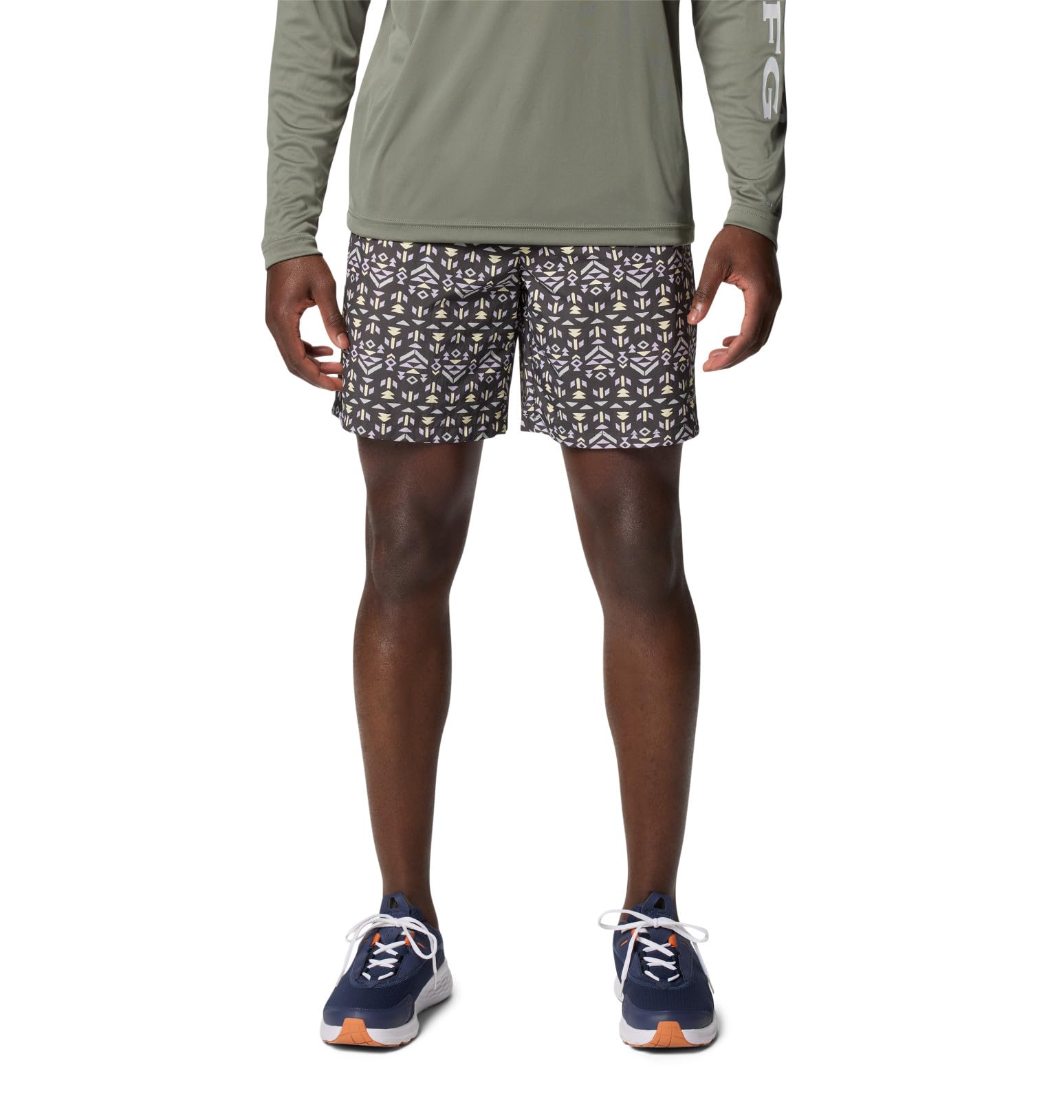 Columbia Men's Super Backcast Ii Water Short, Shark Blanketed, M x 8L