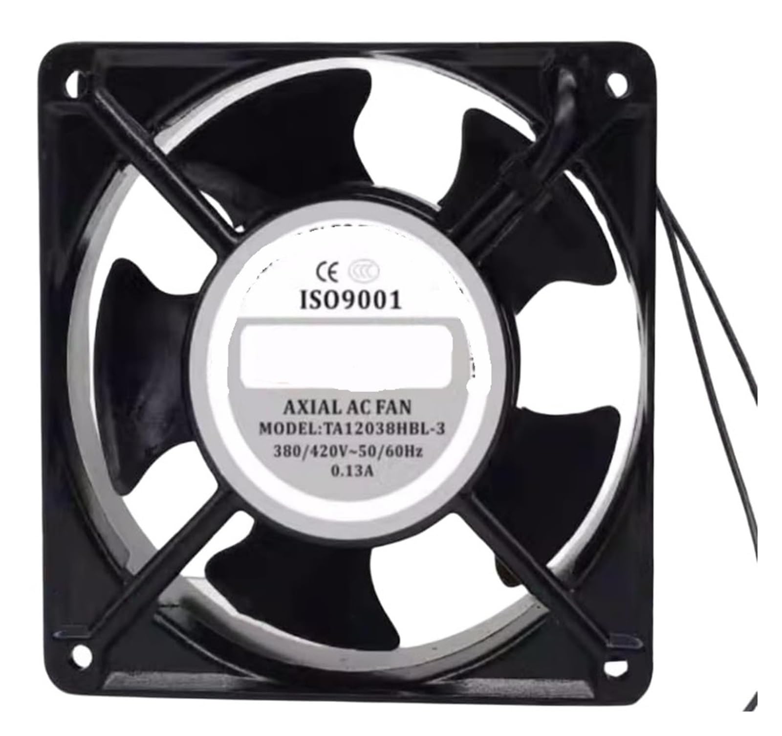 YMUGUEGH TA12038HBL-3 AC 380V 0.13A 120x120x38mm 2-Wire Cooling Fan