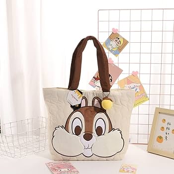 チップとデール ディズニー トートバッグ 小 ガーランド 40周年