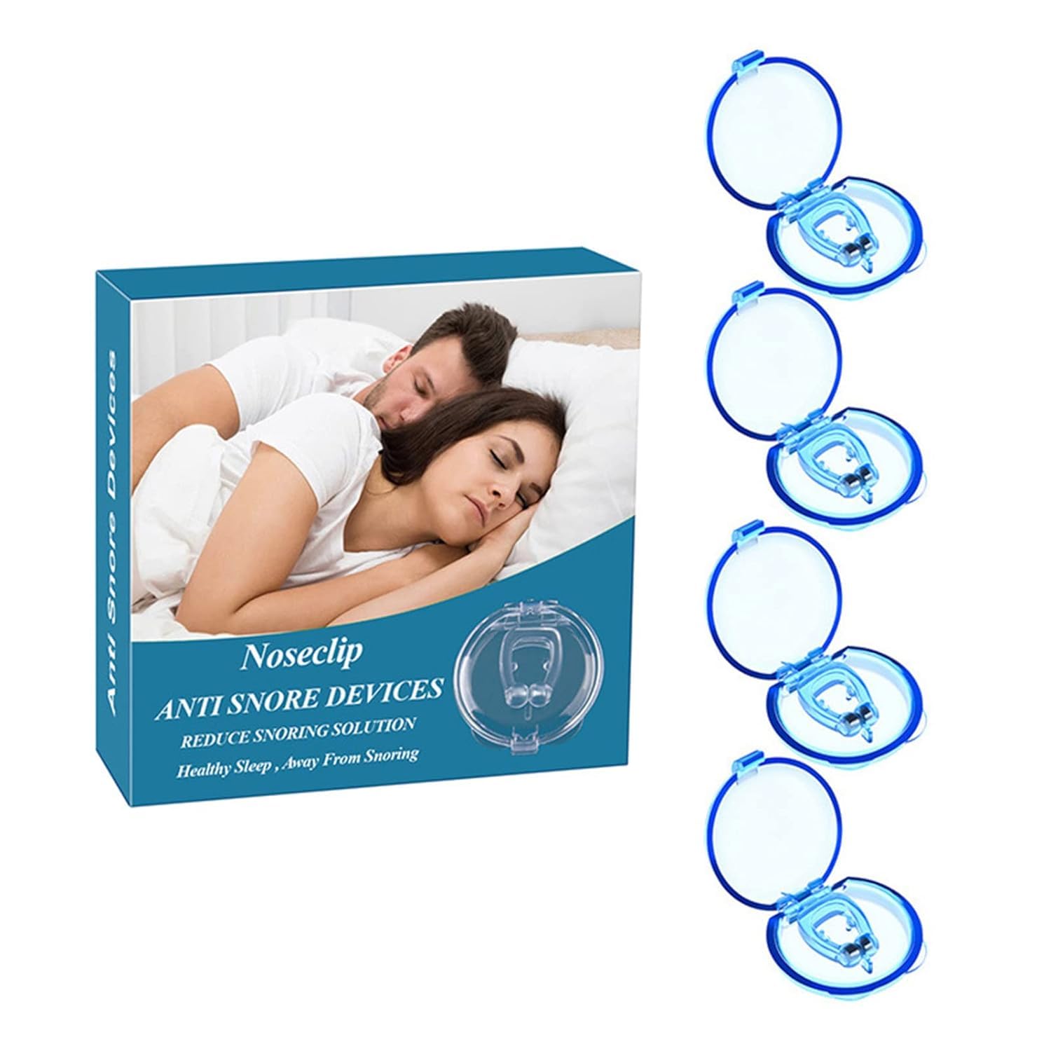 Gwalinath Anti Snoring Devices for Men and Women Soft Silicon Nose Clip | Unisex Snoring Stopper Anti Snore Free Sleep Silicone Magnetic Nose Clip | Stop Snoring