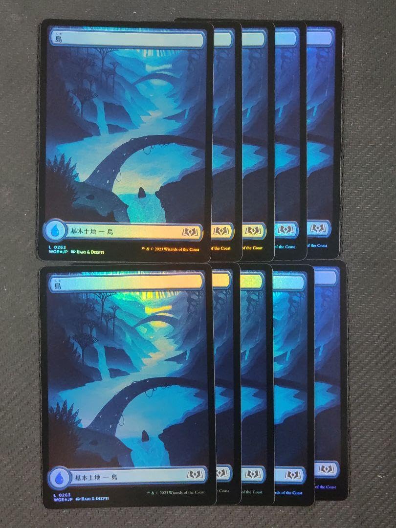 Amazon.co.jp: MTG エルドレインの森 フルアートFoil基本土地