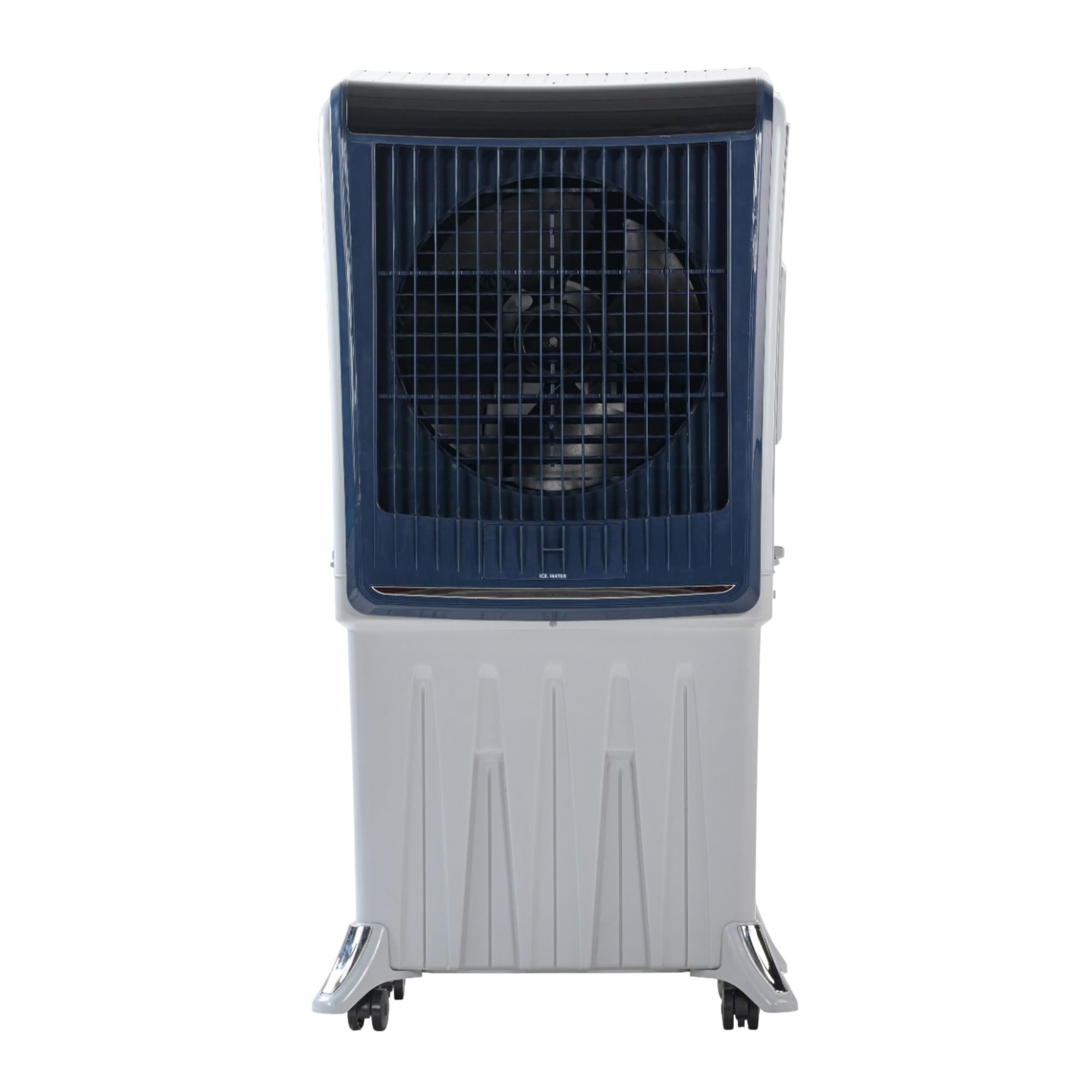 Symphony Silenzo 120i Desert Cooler providing whisper-quiet cooling in a living room.