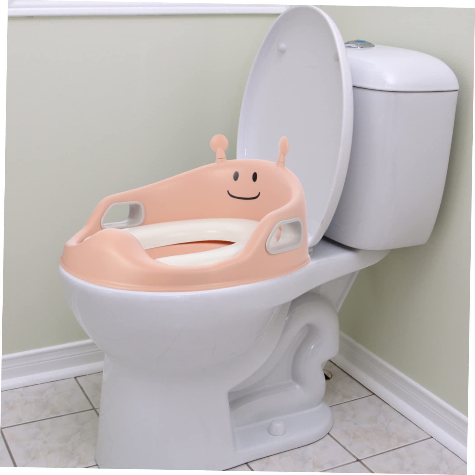 Asiento De Inodoro Ergonomico Cojín Acolchado Reductor De Wc Para Entrenamiento De Niño Niña Diseño Divertido y Para Facilitar El Aprendizaje Compatible La