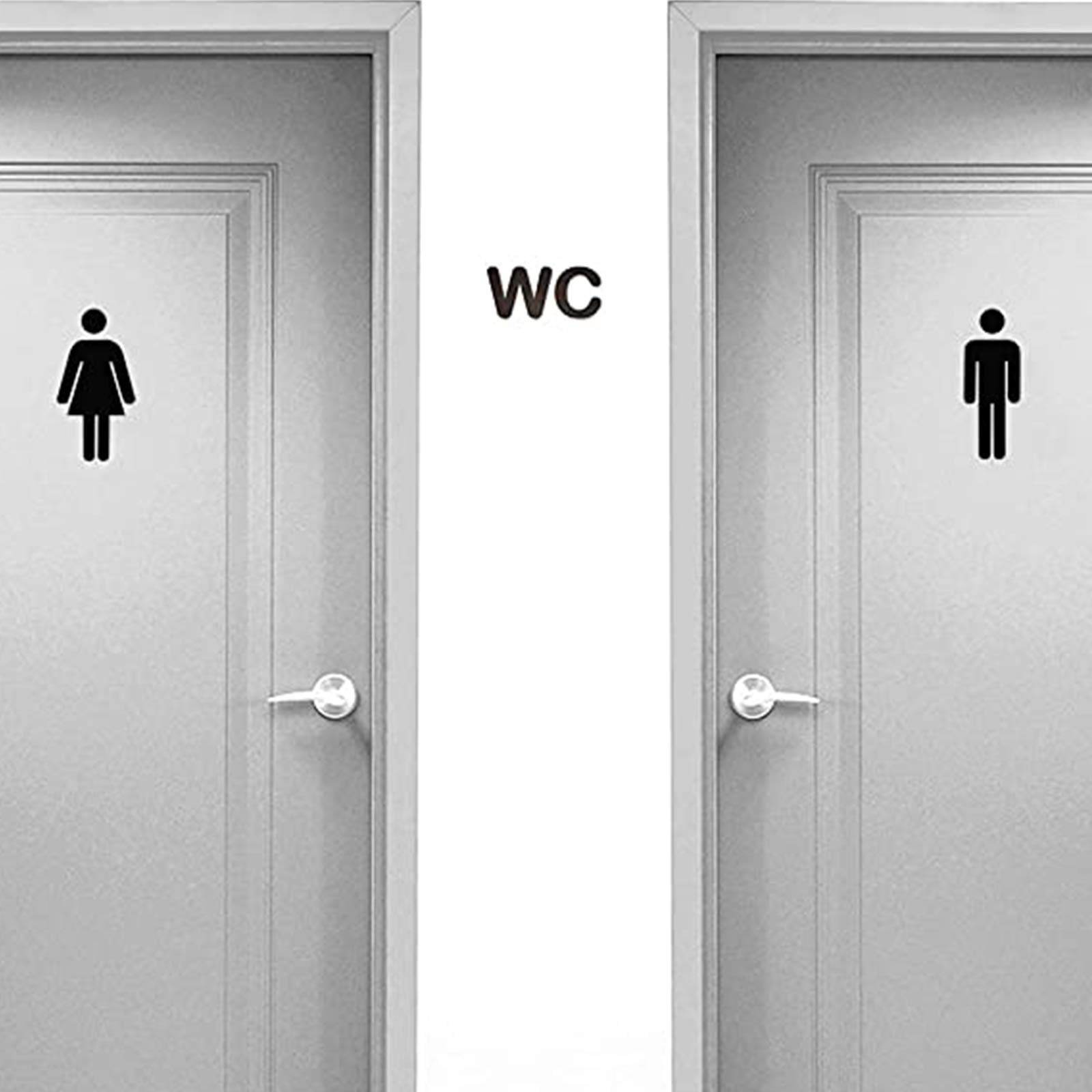 Toilettenschild, Toilettenschild, Toilettentürschild, Toilettenschilder for Männer und Frauen Toilettenschild, Toilettenschild, Toilettentürschild, Toilettenschilder for Männer und Frauen