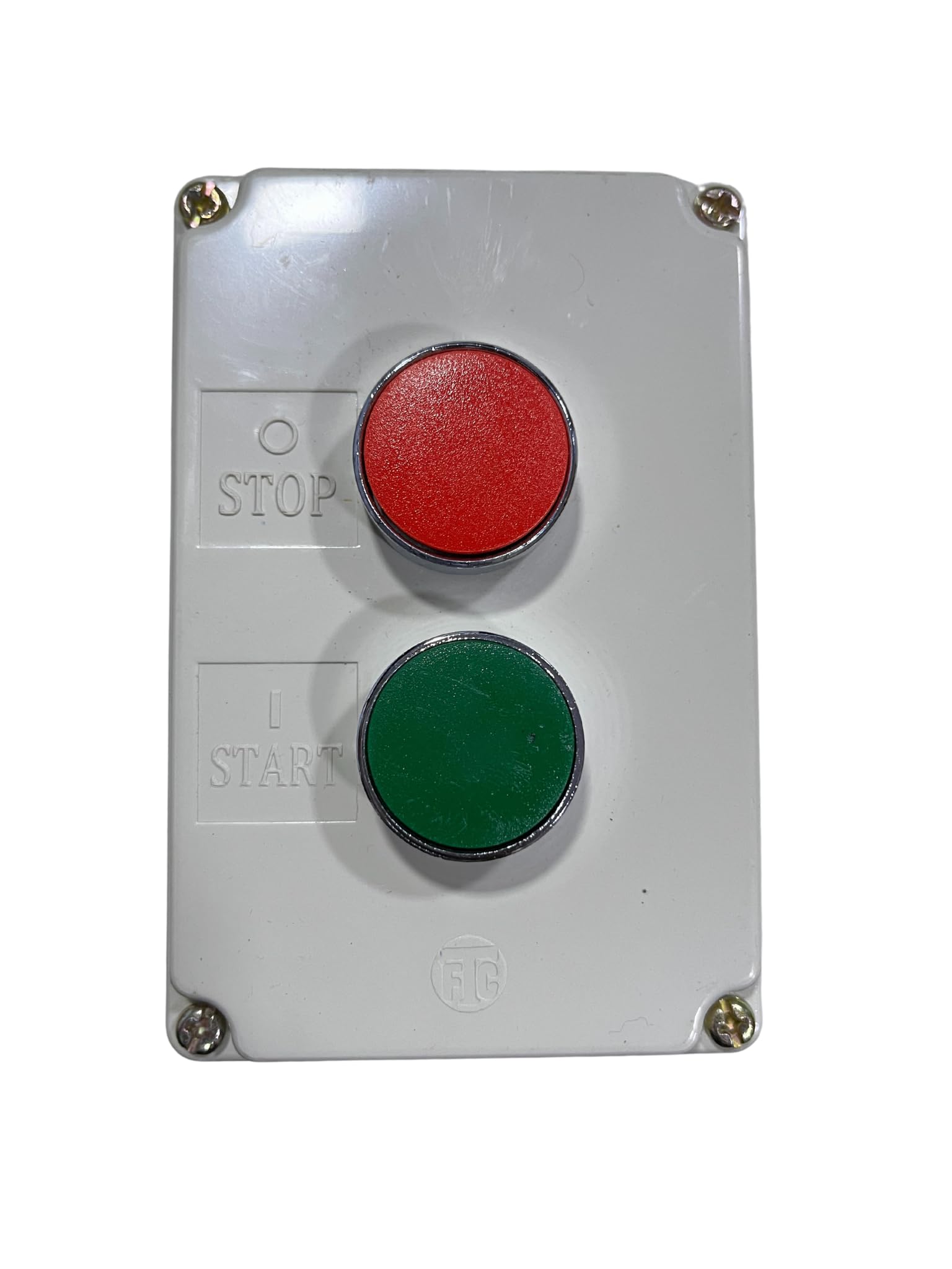 FTC 2-Way Push Button Station - Grey, ON-OFF Operation, IP54 Rated, Panel Mount, Touch Control - Pack of 1-picture-18
