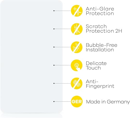 Miniatura 5 de upscreen Protector de pantalla antirreflejo puede usarse con Intenso Video Shooter 2,4" – Protector de pantalla mate