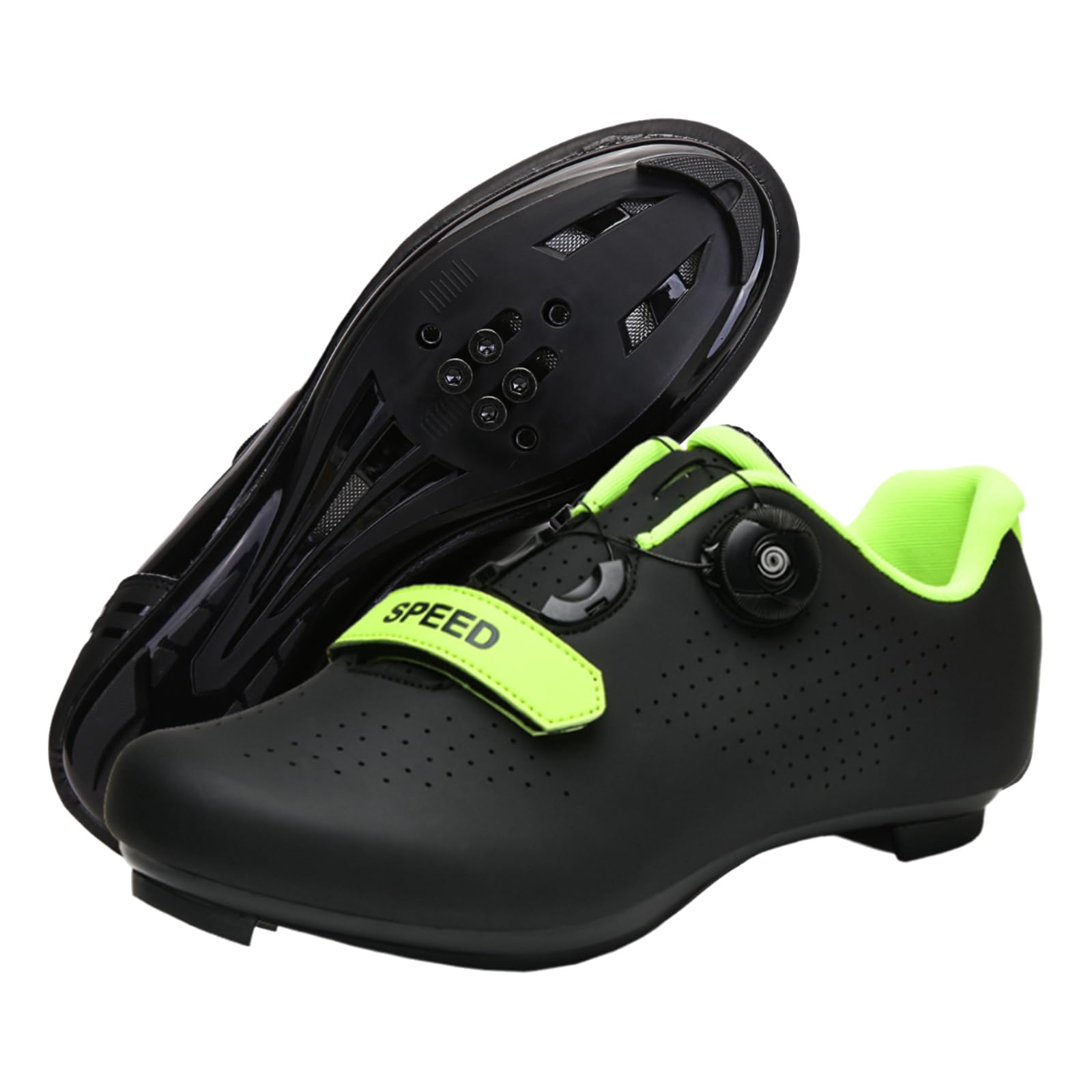 Chaussures Vélo Route/VTT Leichtrit - Semelle Dure Antidérapante, Sans Verrouillage, Respirantes, Tailles 36-47