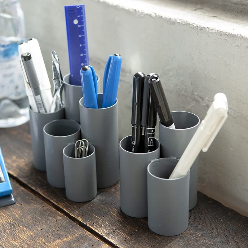 Amazon.co.jp: ダルトン(Dulton) ペン スタンド 5 コンボ GRAY H20