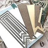 SELDIE 1 Pcs Girdle Metal Cutting Dies Scrapbooking for Card Making DIY Embossing Cuts Craft Die