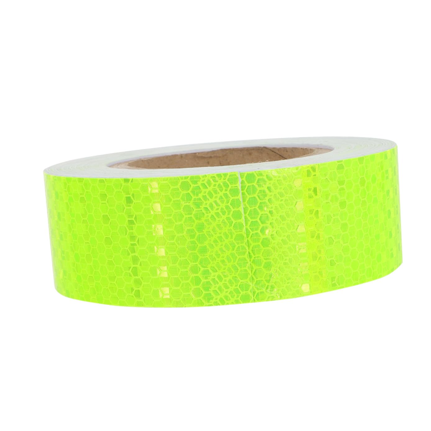 Cinta Reflectante Autoadhesiva Amarilla de Seguridad Patrón Hexagonal de Pvc para Señalización en Equipos Mecánicos y Marcas