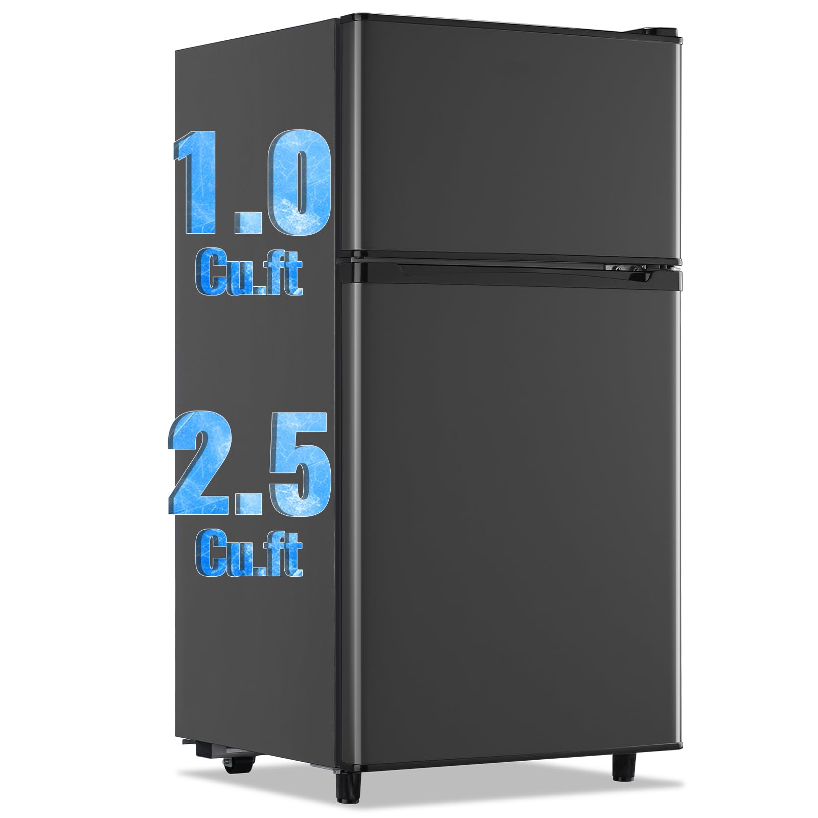 WANAI WA-100A-shenhui-318 3.5 cu ft Compact Freezer Gray