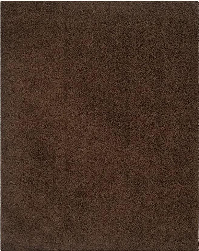 Image of Shaggy Floor Carpets for Living Room, Elegant Bed Side Runner, Modern Carpets for Bedroom, Sofa Area Temple Carpet, Office Carpet, (4x6 Feet, Brown)