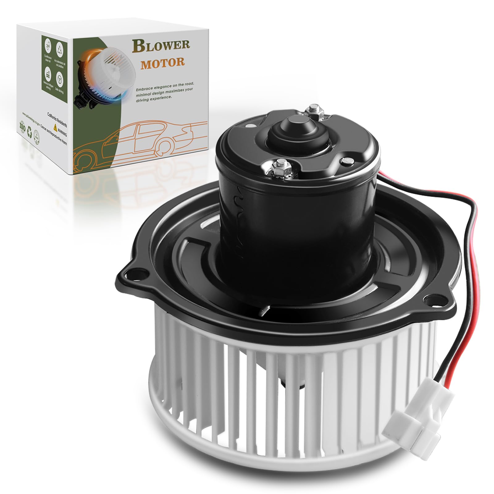 Motor de ventilador de calentador de CA compatible con vehículos Dodge y JEE-P 1994-2002 Ram 1500/2500/3500, Grand Cherokee 1993-1998 - Repuesto # 5015866AA, 700010