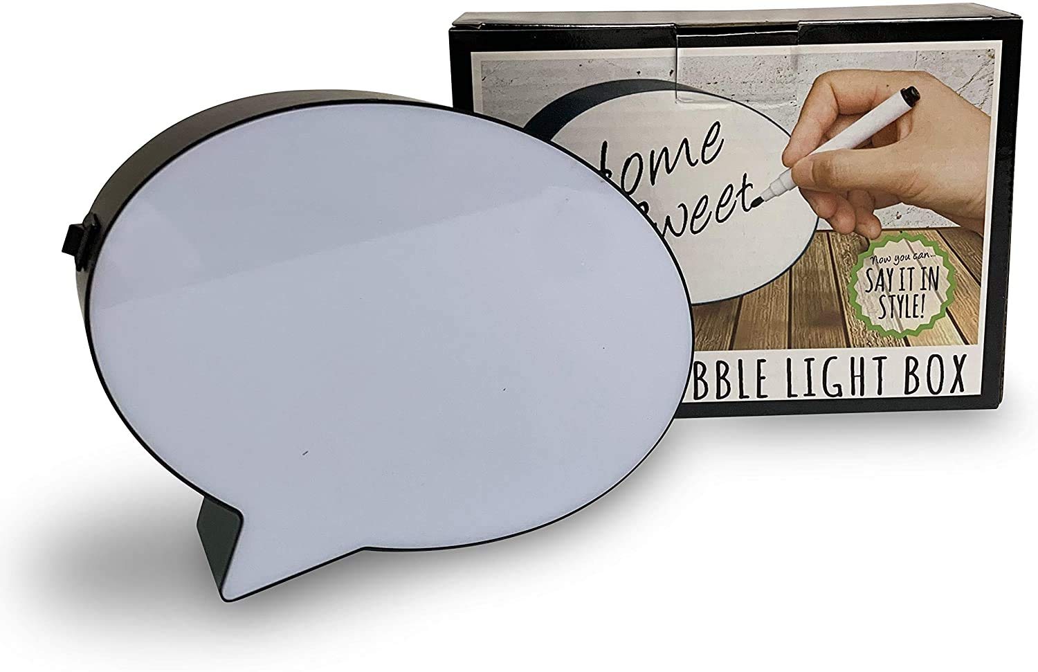 Buy Hapros Light Up Dry Erase Board Speech Bubble Message Box Online at